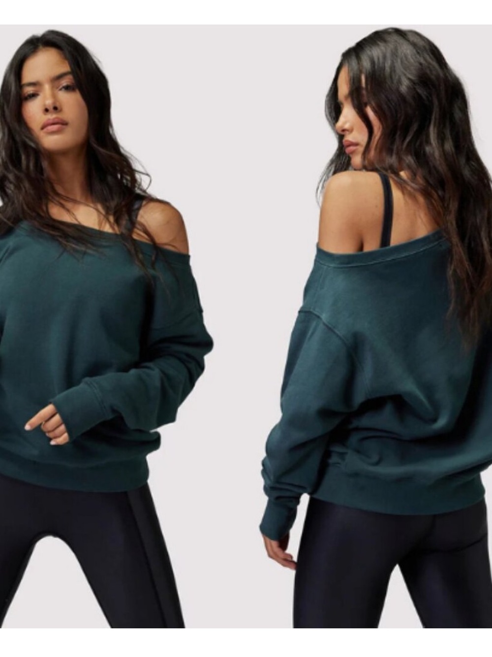 Spiritual Gangster Vida Off Shoulder Sweatshirt S